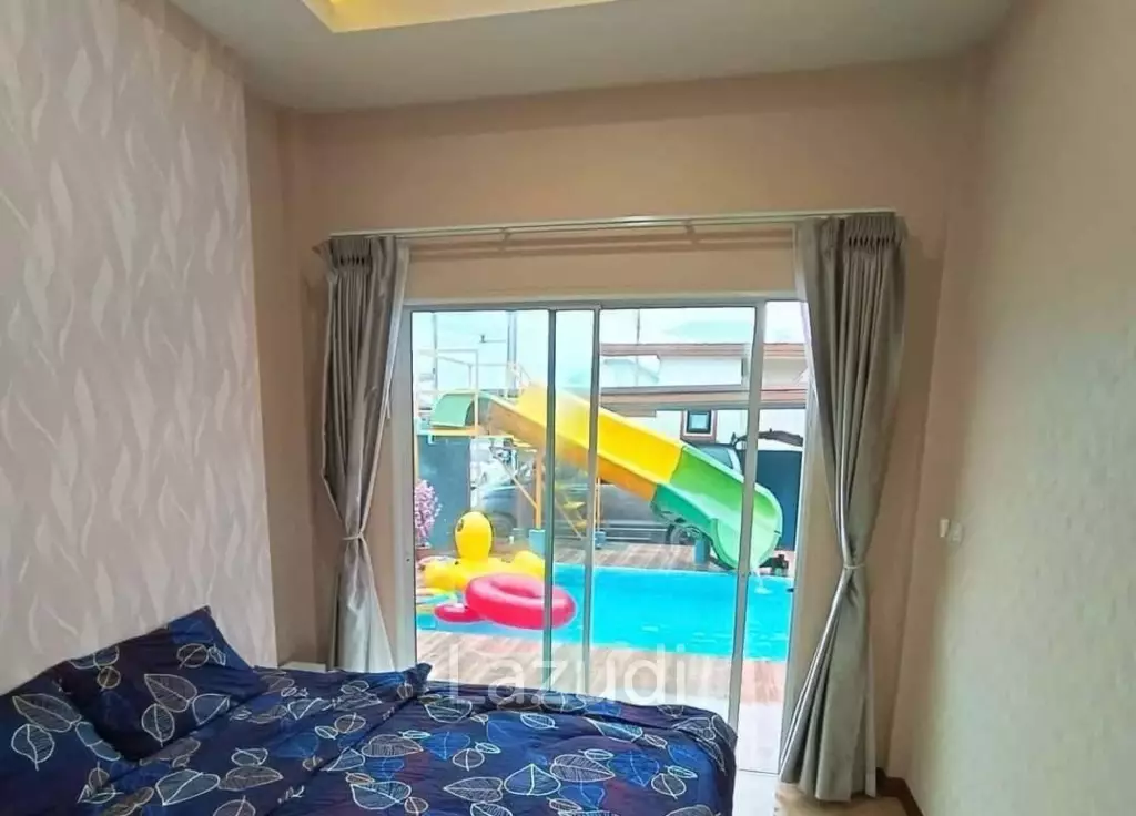 256 sqm Pool Villa with Slide in Thap Tai Huahin
