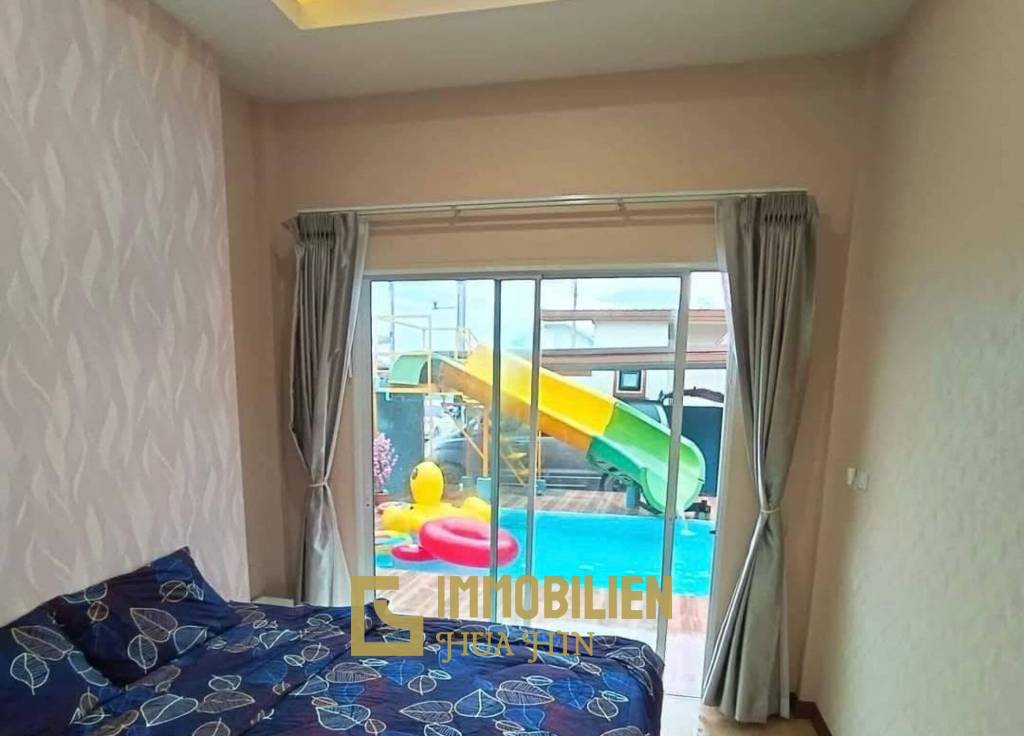 256 sqm Pool Villa with Slide in Thap Tai Huahin