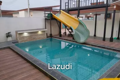 256 sqm Pool Villa with Slide in Thap Tai Huahin