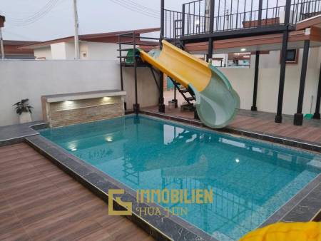256 sqm Pool Villa with Slide in Thap Tai Huahin