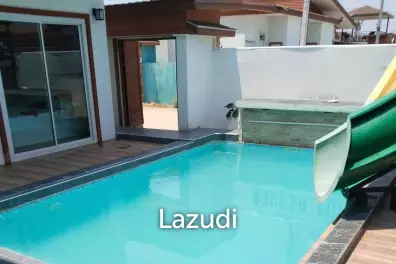 256 sqm Pool Villa with Slide in Thap Tai Huahin
