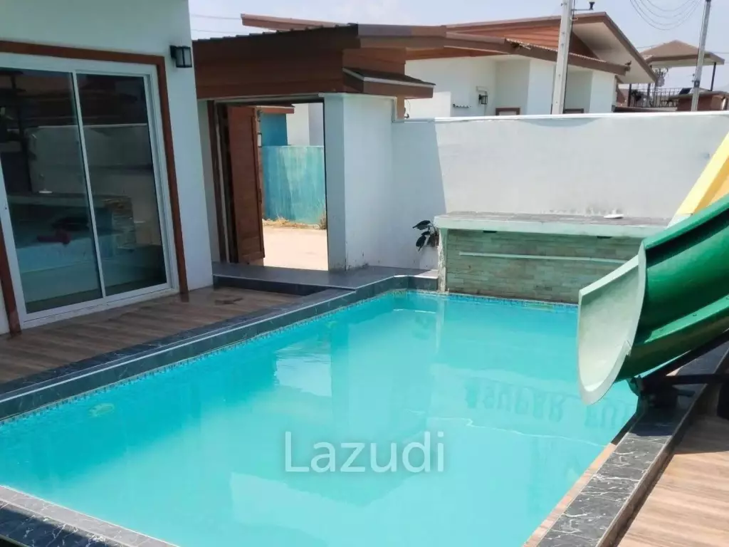 256 sqm Pool Villa with Slide in Thap Tai Huahin