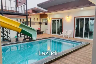 256 sqm Pool Villa with Slide in Thap Tai Huahin