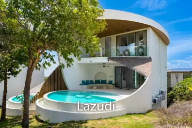 Sea View 3-Bedroom Villa Located in Plai Laem