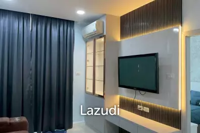 คอนโด 1 ห้องนอน 1 ห้องน้ำ ตกแต่งใหม่ พร้อมวิวสระว่ายน้ำ