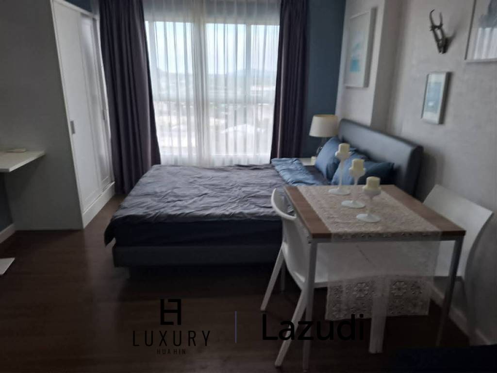 คอนโดให้เช่า บ้านเคียงฟ้า หัวหิน ชั้น 12A | สตูดิโอ 30.89 ตร.ม.