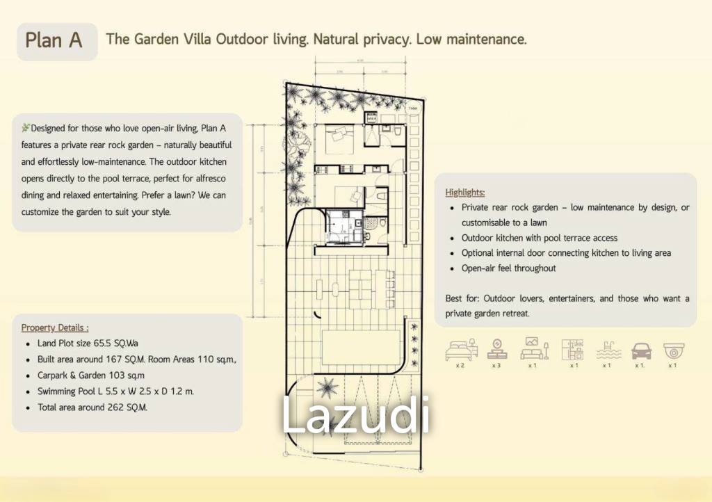 167 sqm Pool Villa in SandScape Sam Roi Yot