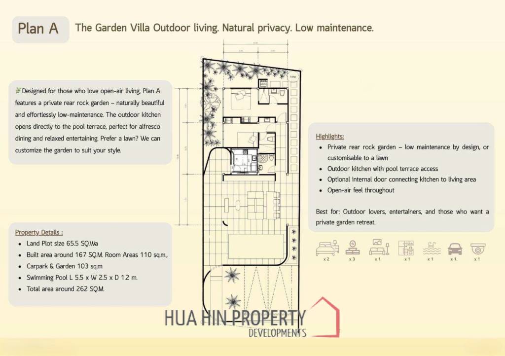 167 sqm Pool Villa in SandScape Sam Roi Yot