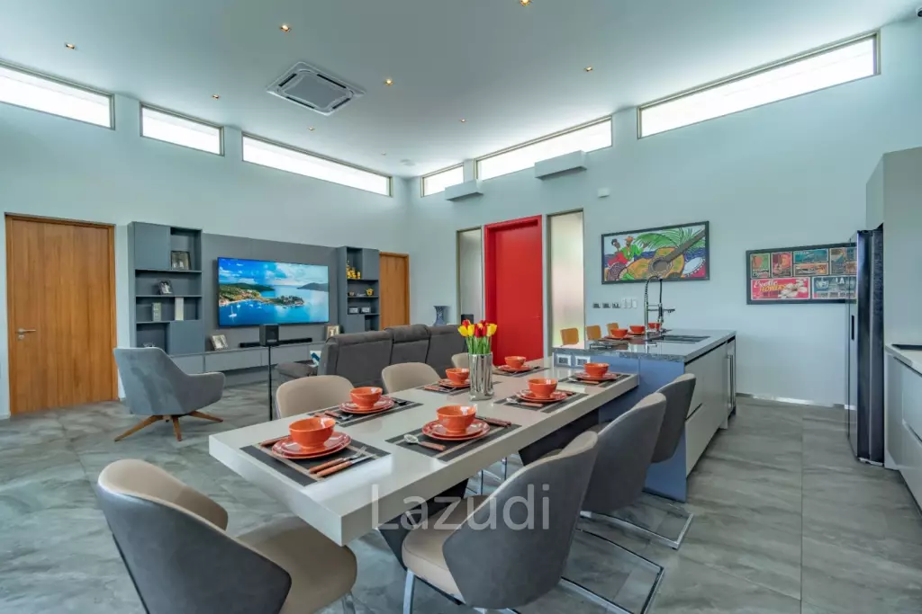 Miami Design 4-Bedroom Pool Villa for Sale Near Nai Harn Beach