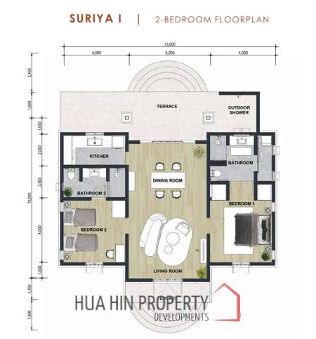 106 sqm New pool villa in BelVida Parque Hua Hin, Nong Kae