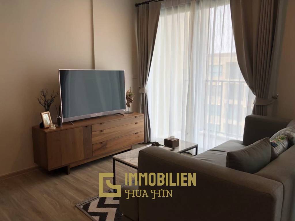 คอนโด 45 ตร.ม. ชั้น6 ใกล้ทะเลพร้อมเฟอร์ฯครบ ที่เรนชะอำ