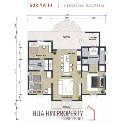 110 Sqm New pool villa in BelVida Parque Hua Hin, Nong Kae