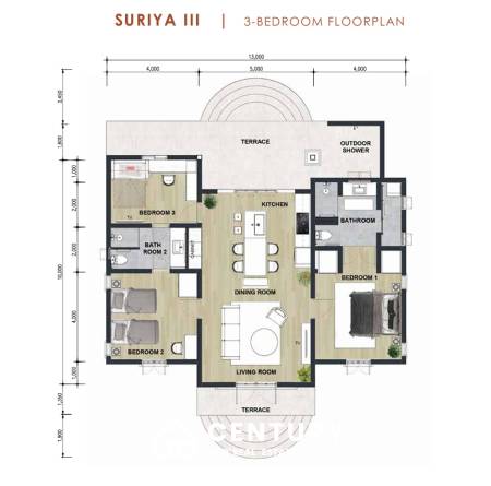 110 Sqm New pool villa in BelVida Parque Hua Hin, Nong Kae