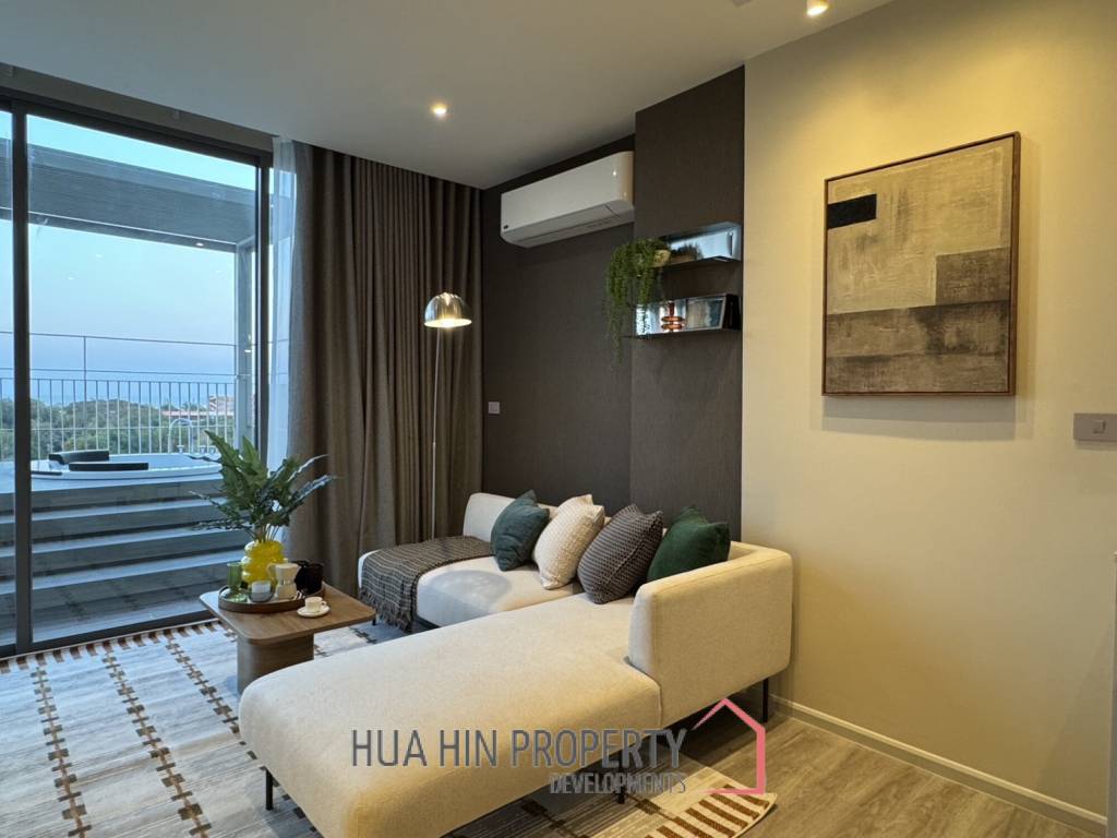 105.36 sqm modern condo at VEHHA Hua Hin, 2-bed on 8th floor