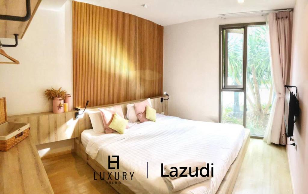 Poolside 2 bedroom condo at Baan SanKraam Cha-Am