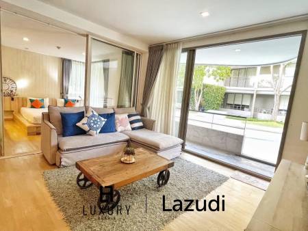 Poolside 2 bedroom condo at Baan SanKraam Cha-Am