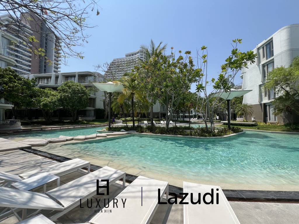Poolside 2 bedroom condo at Baan SanKraam Cha-Am