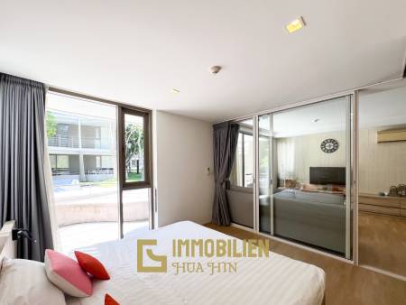 Erdgeschosswohnung / Poolblick / 2 Schlafzimmer