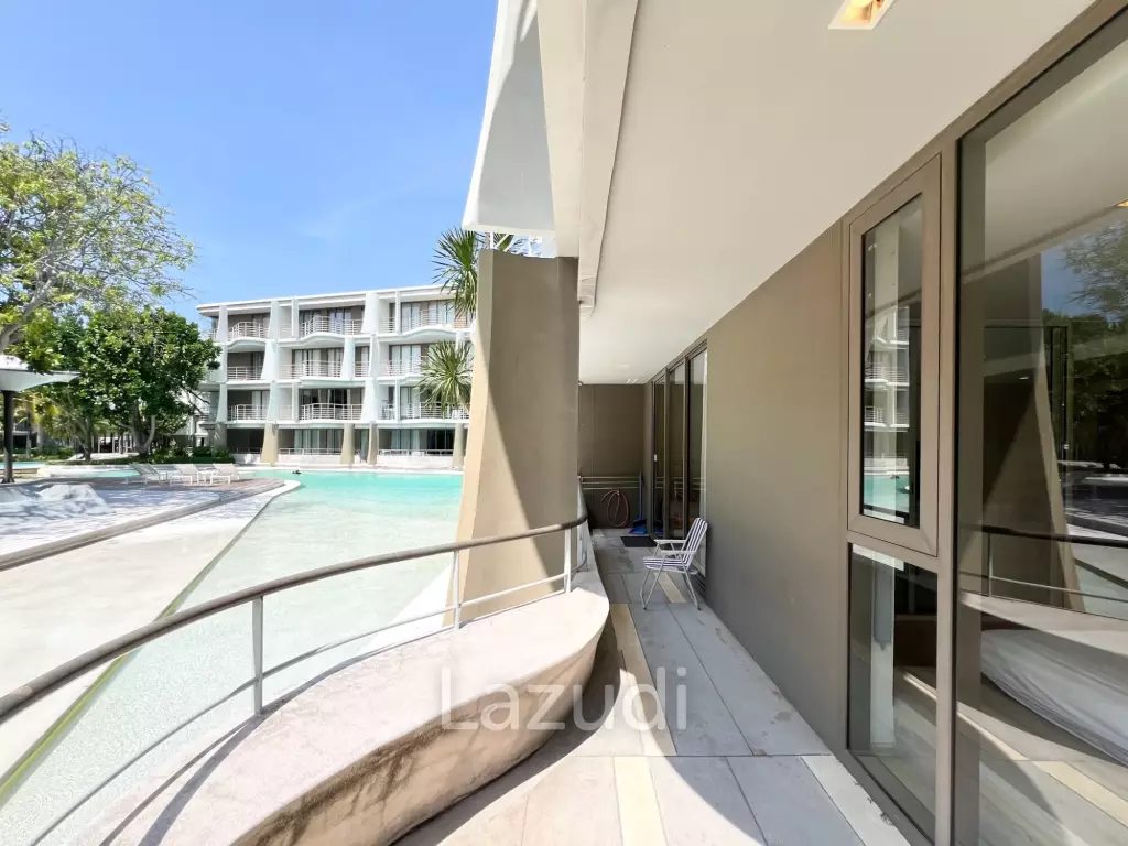 Poolside 2 bedroom condo at Baan SanKraam Cha-Am