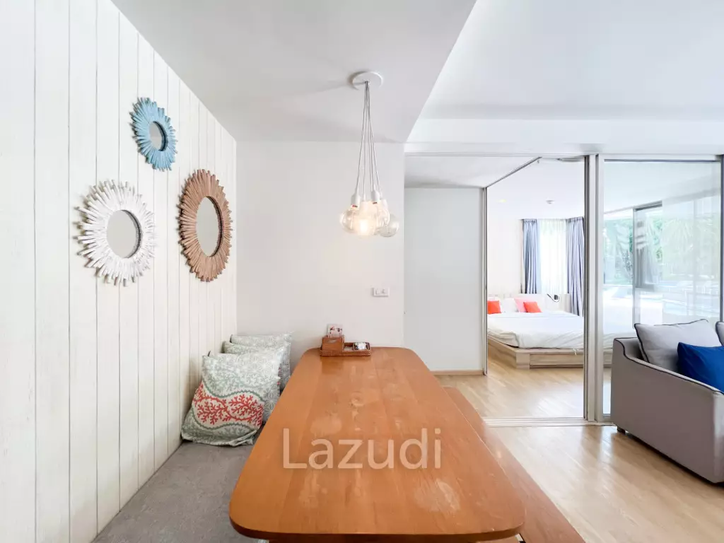 Poolside 2 bedroom condo at Baan SanKraam Cha-Am