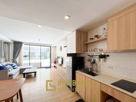 Erdgeschosswohnung / Poolblick / 2 Schlafzimmer