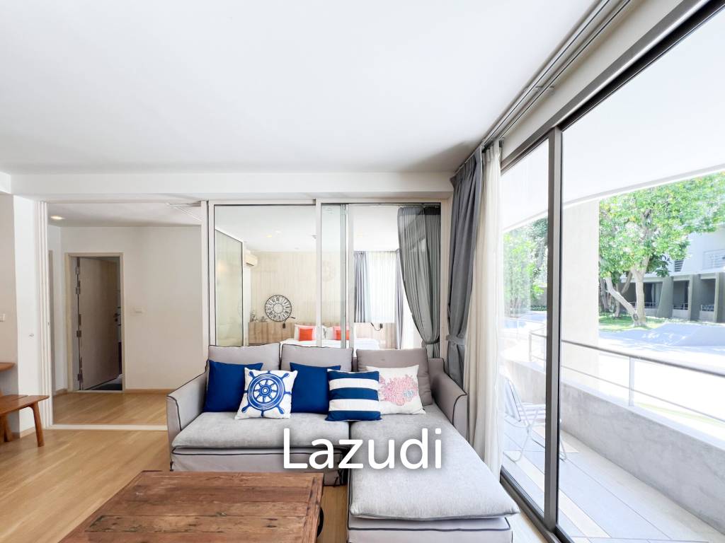 Poolside 2 bedroom condo at Baan SanKraam Cha-Am