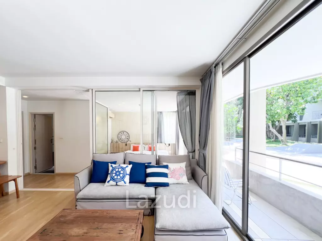 Poolside 2 bedroom condo at Baan SanKraam Cha-Am