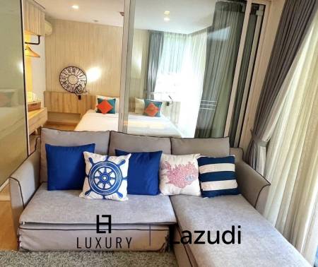 คอนโดรีสอร์ทชั้นล่าง 73 ตร.ม. ชะอำ ใกล้สระว่ายน้ำขนาดใหญ่