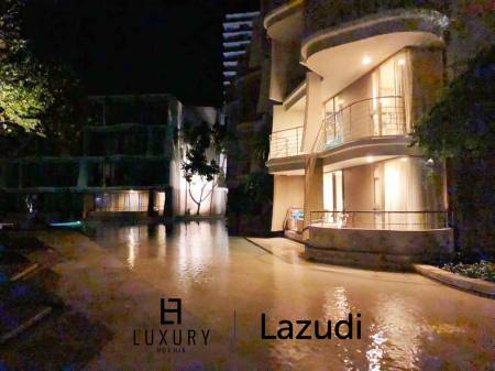 คอนโดรีสอร์ทชั้นล่าง 73 ตร.ม. ชะอำ ใกล้สระว่ายน้ำขนาดใหญ่