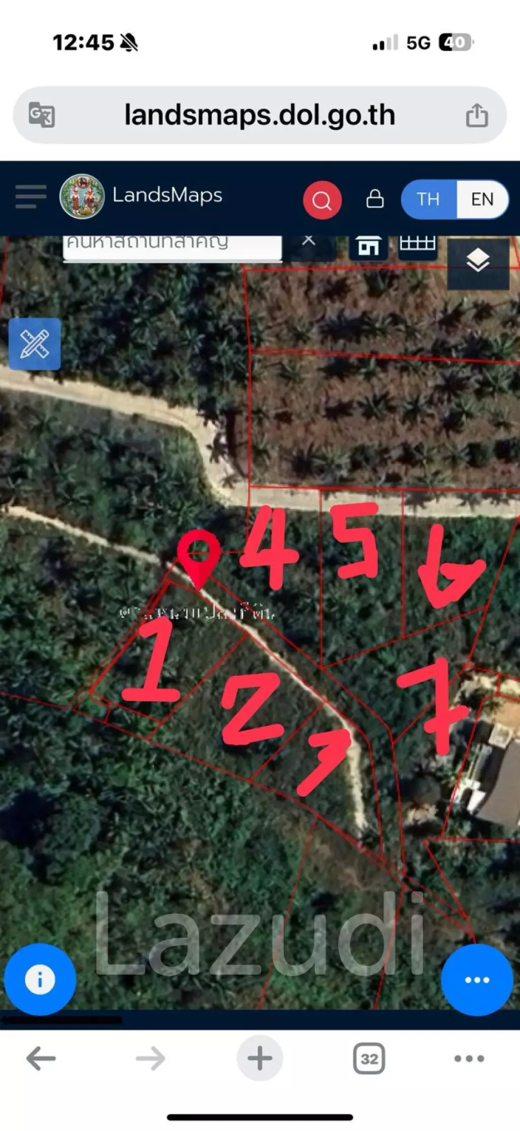 Prime Sea & Mountain View Land in Peaceful Location Mae Nam