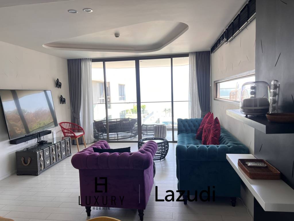 Stunning Beachfront 3BR Condo with Sea Views & Private Pool