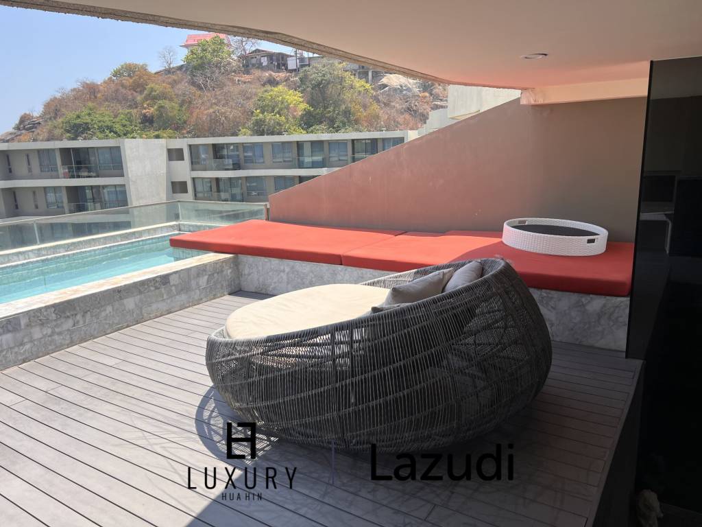 Stunning Beachfront 3BR Condo with Sea Views & Private Pool