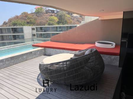 Stunning Beachfront 3BR Condo with Sea Views & Private Pool