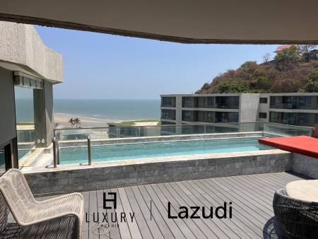 Stunning Beachfront 3BR Condo with Sea Views & Private Pool