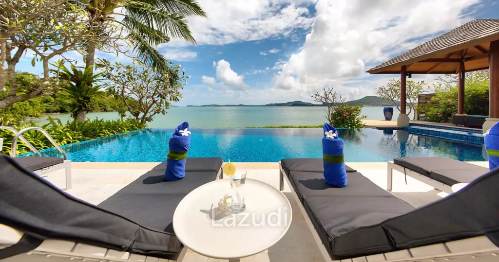 Daily Rent - Baan Kularp Beachfront infinity pool villa in Bo Phut
