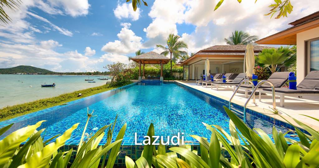 Daily Rent - Baan Kularp Beachfront infinity pool villa in Bo Phut