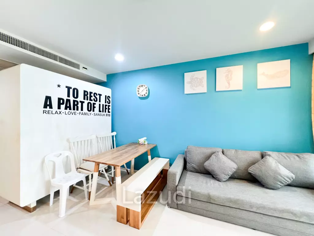 58 sqm 1 bedroom condo in Baan San Suk Hua Hin