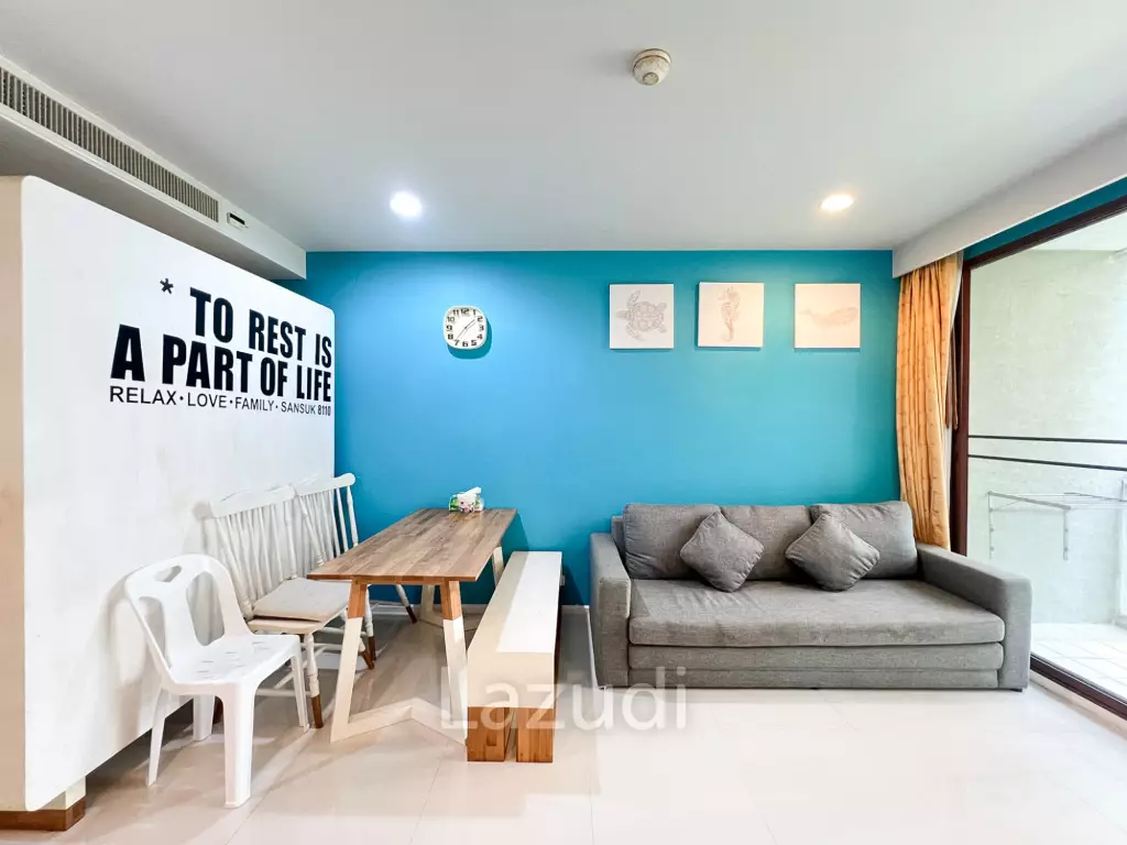 58 sqm 1 bedroom condo in Baan San Suk Hua Hin