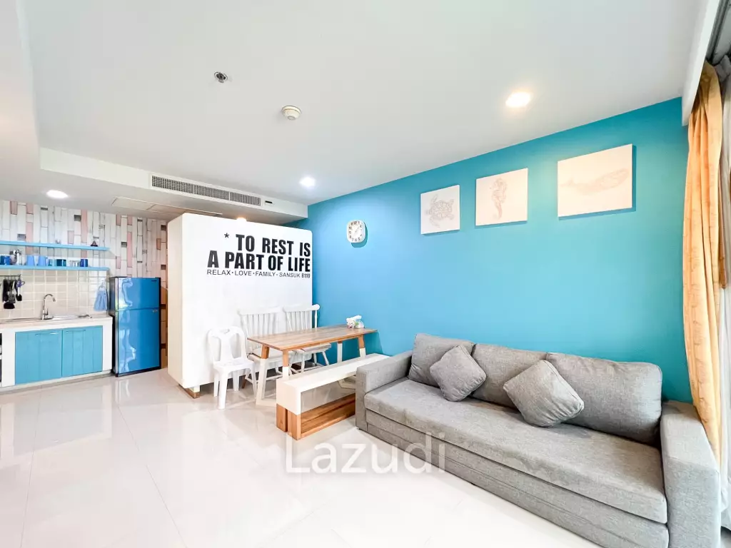 58 sqm 1 bedroom condo in Baan San Suk Hua Hin