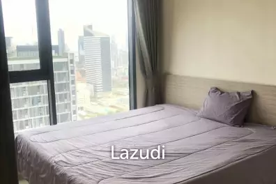 49 sqm high floor 2 bedroom condo at Life Asoke Hype Makkasan Bangkok