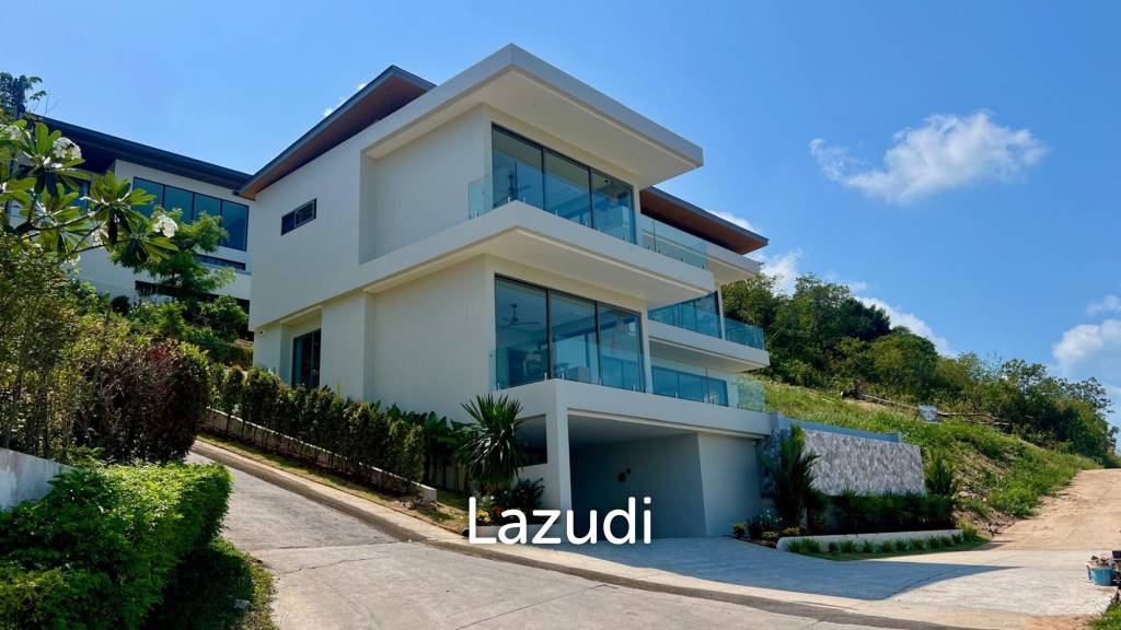 Luxury 3-Bedroom Sea View Villa in Plai Laem with Infinity Pool & Panoramic Bay Views
