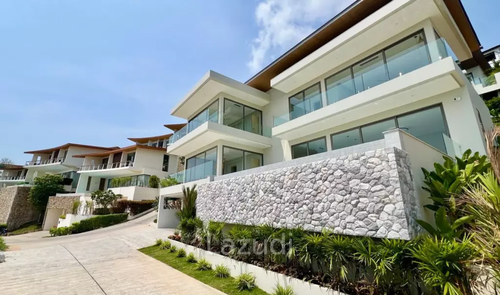 Luxury 3-Bedroom Sea View Villa in Plai Laem with Infinity Pool & Panoramic Bay Views