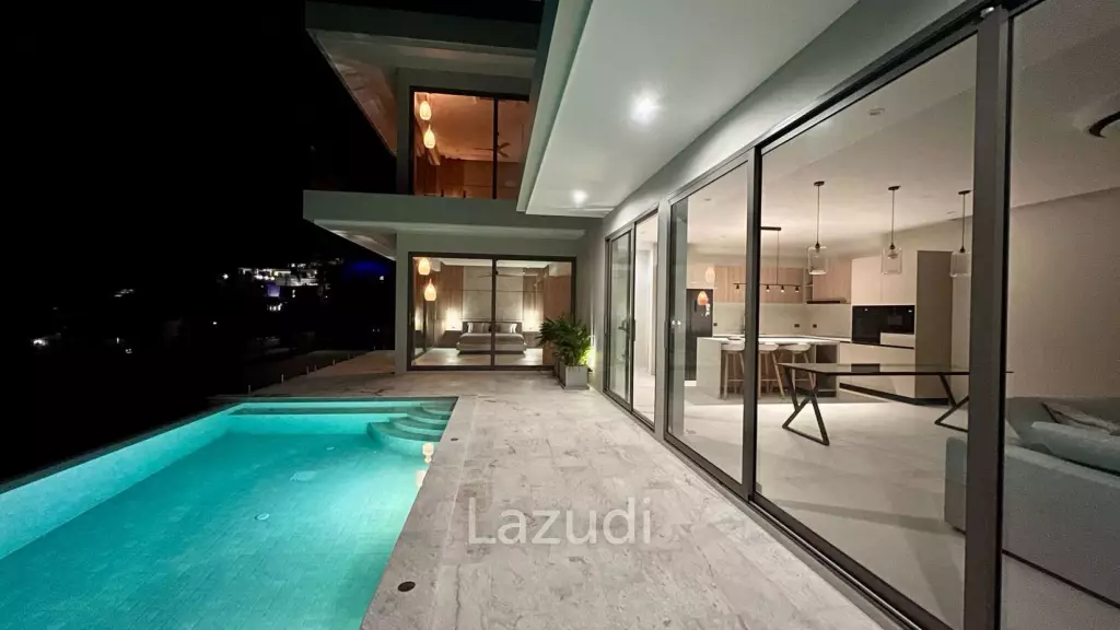 Luxury 3-Bedroom Sea View Villa in Plai Laem with Infinity Pool & Panoramic Bay Views