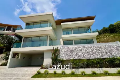 Luxury 3-Bedroom Sea View Villa in Plai Laem with Infinity Pool & Panoramic Bay Views