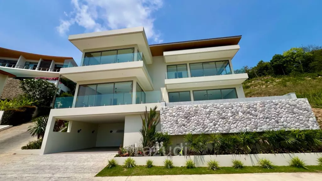 Luxury 3-Bedroom Sea View Villa in Plai Laem with Infinity Pool & Panoramic Bay Views