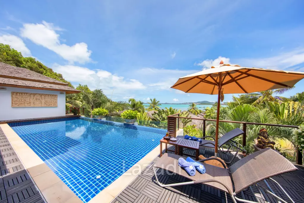 Daily Rent - Baan Ratree Sea View Pool Villa in Bo Phut