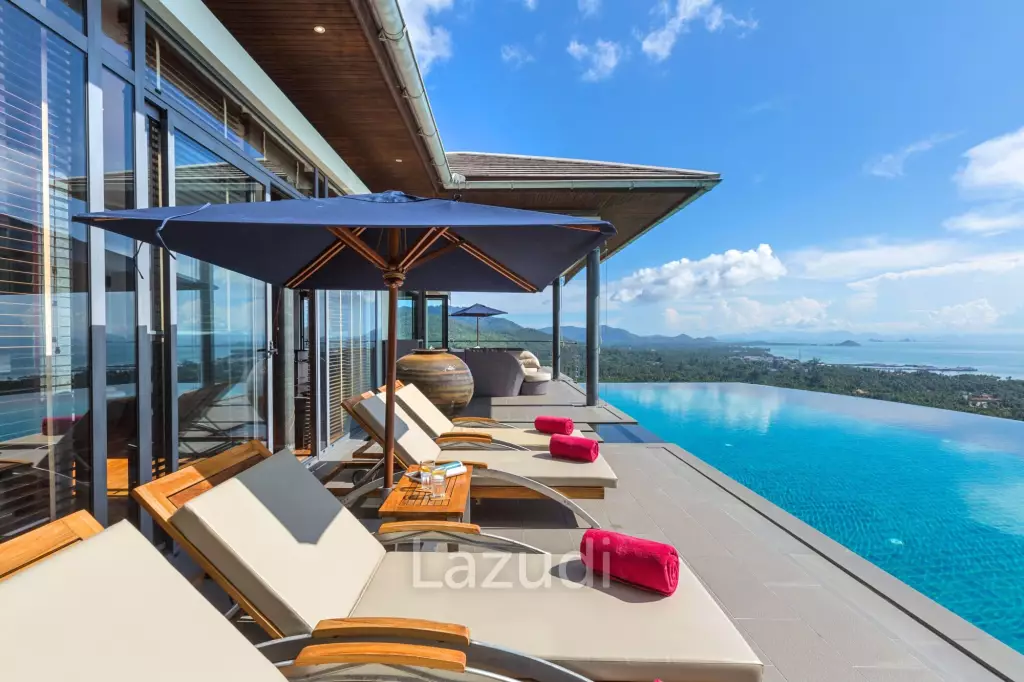 Daily rent - Baan View Talay - sea view villa with infinity pool in Nathon