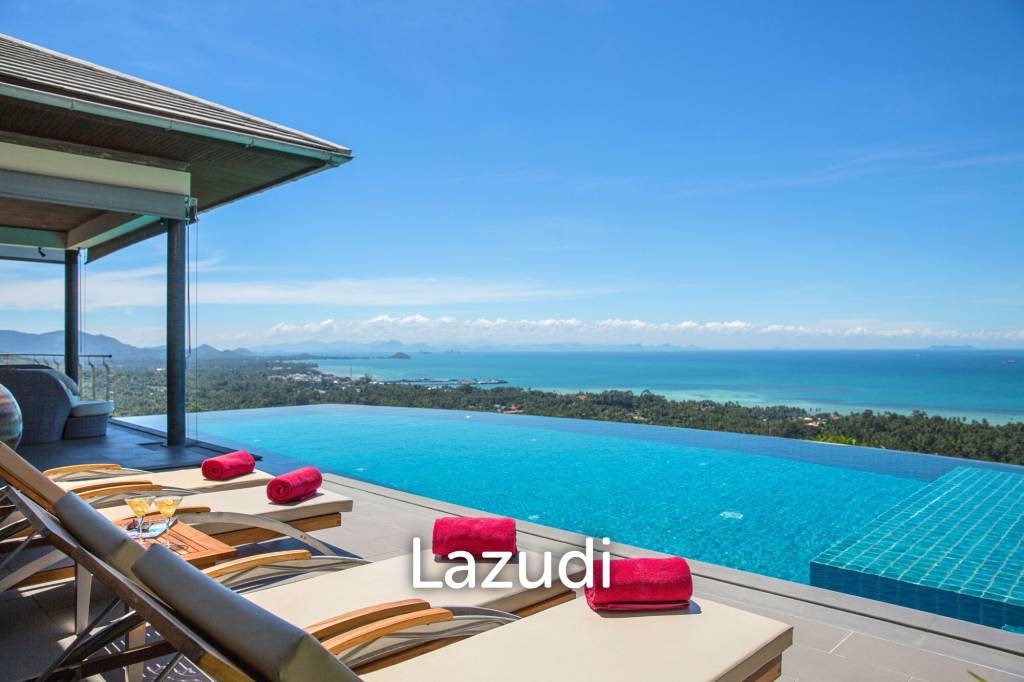 Daily rent - Baan View Talay - sea view villa with infinity pool in Nathon