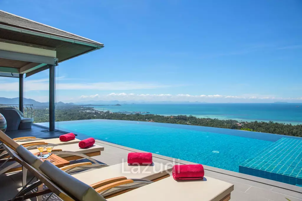 Daily rent - Baan View Talay - sea view villa with infinity pool in Nathon
