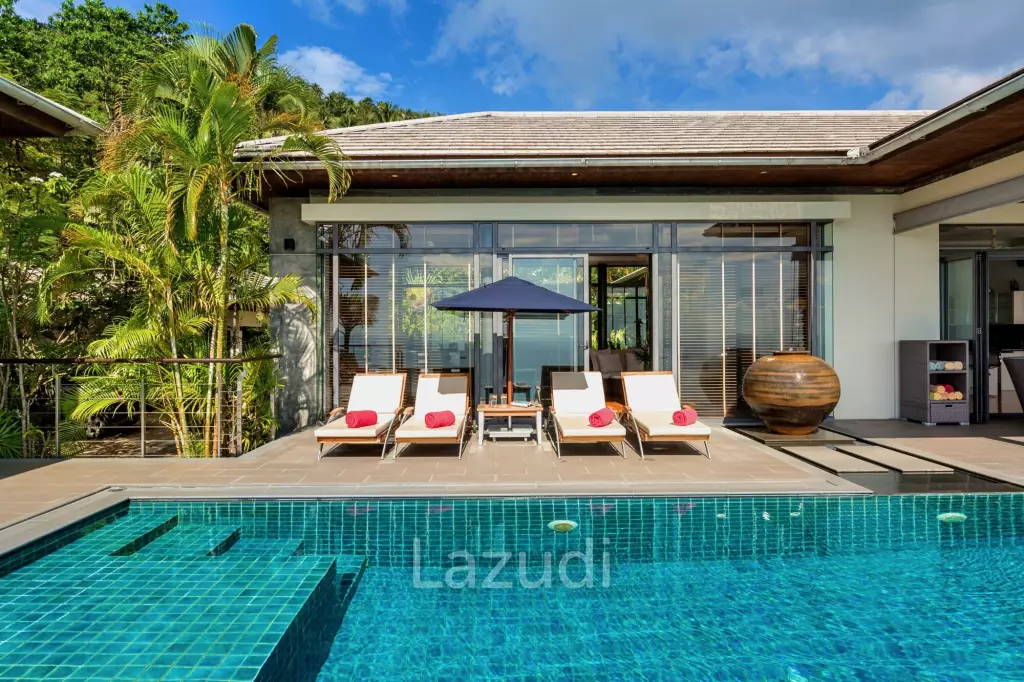 Daily rent - Baan View Talay - sea view villa with infinity pool in Nathon